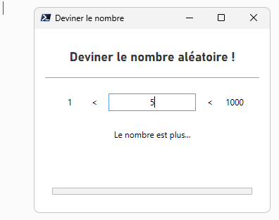 Démonstration du résultat attendu pour la partie 8
