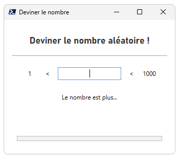 Interface graphique finale en WPF