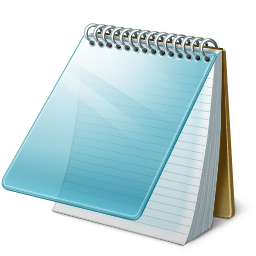 Icône de Bloc-notes au format PNG
